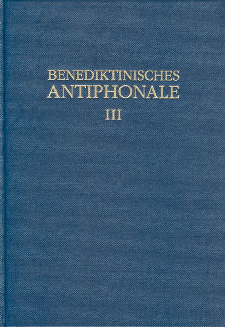 Produktbild: Benediktinisches Antiphonale I-III / Benediktinisches Antiphonale Band III