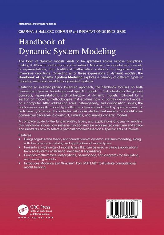 Produktbild: Handbook of Dynamic System Modeling
