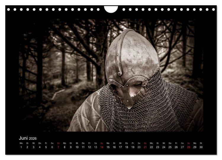 Produktbild: Wikinger und Krieger (Wandkalender 2026 DIN A4 quer), CALVENDO Monatskalender