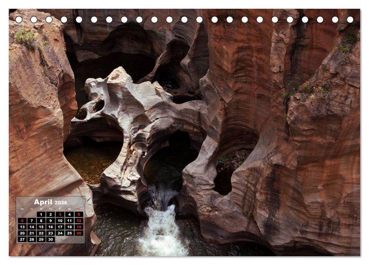 Produktbild: S&Uuml;DAFRIKA - Landschaften der Extreme (Tischkalender 2026 DIN A5 quer), CALVENDO Monatskalender