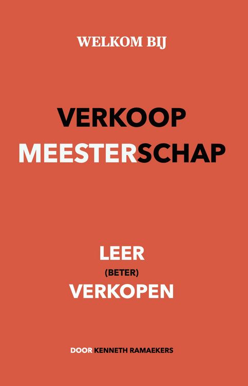 Produktbild: Verkoopmeesterschap (verkooptechnieken, #1)