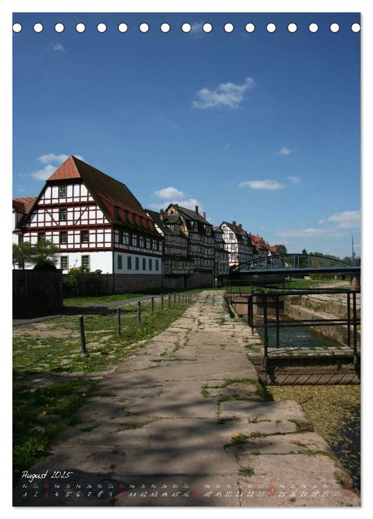 Rotenburg an der Fulda (Tischkalender 2025 DIN A5 hoch), CALVENDO Monatskalender