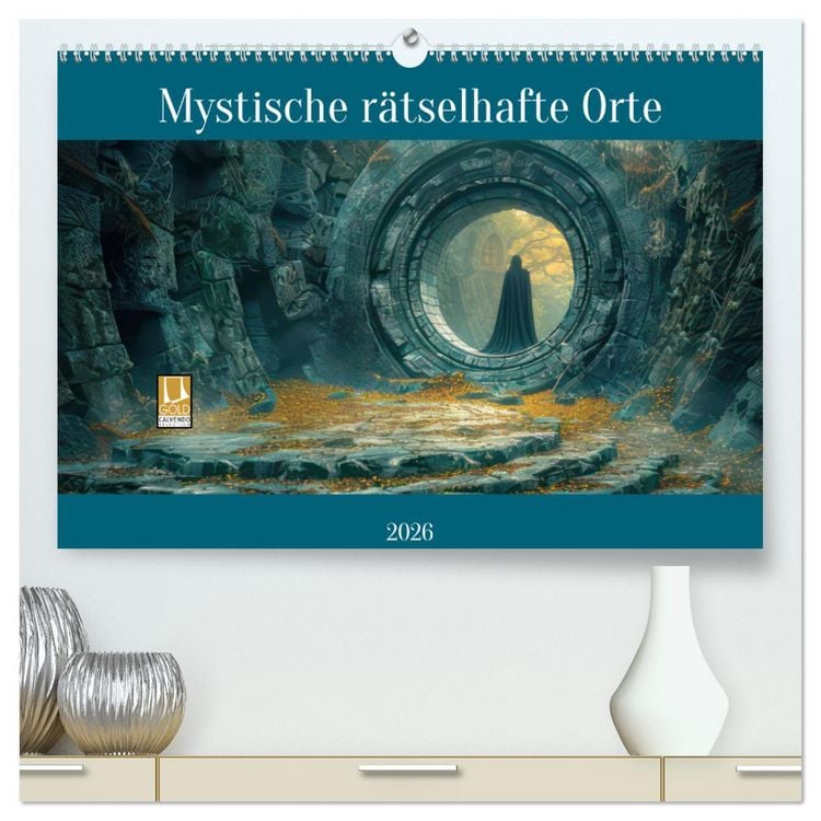 Produktbild: Mystische r&auml;tselhafte Orte (hochwertiger Premium Wandkalender 2026 DIN A2 quer), Kunstdruck in Hochglanz