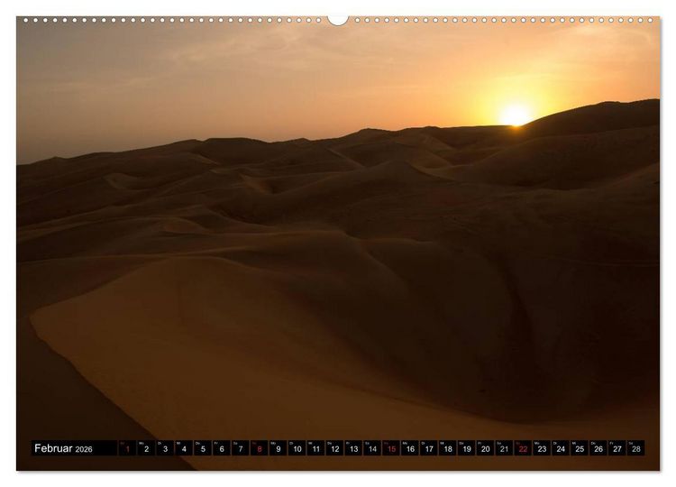 Produktbild: Rub al Khali - die gr&ouml;sste Sandw&uuml;ste der Erde (Wandkalender 2026 DIN A2 quer), CALVENDO Monatskalender