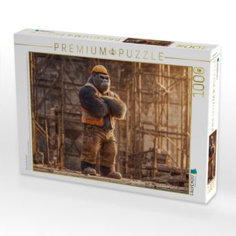 Produktbild: CALVENDO Puzzle Max, der Bauarbeiter | 1000 Teile Lege-Gr&ouml;&szlig;e 64x48cm Foto-Puzzle f&uuml;r gl&uuml;ckliche Stunden