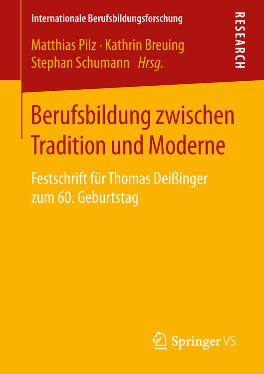 Produktbild: Berufsbildung zwischen Tradition und Moderne