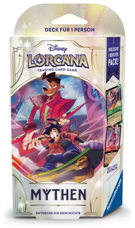 Produktbild: Disney Lorcana TCG: Mythen - Einzelspieler Deck Smaragd und Rubin (Deutsch)