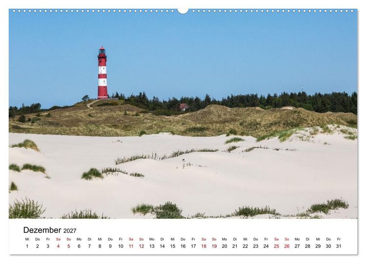 Produktbild: Amrum - Das Paradies in der Nordsee (hochwertiger Premium Wandkalender 2027 DIN A2 quer), Kunstdruck in Hochglanz