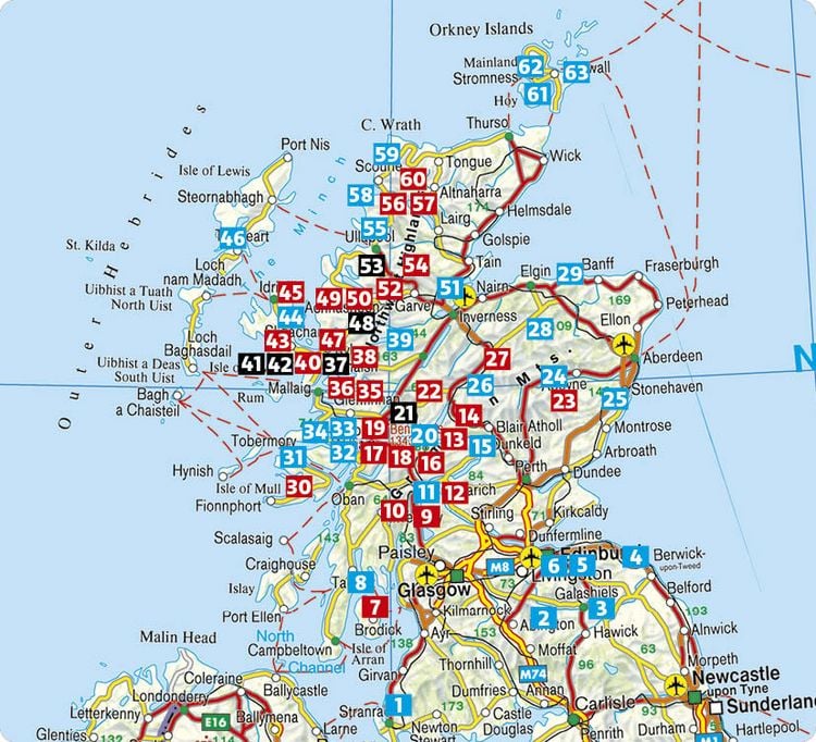 Produktbild: ROTHER Wanderf&uuml;hrer Schottland. 63 Tages- und Mehrtageswanderungen an den K&uuml;sten und in den Highlands