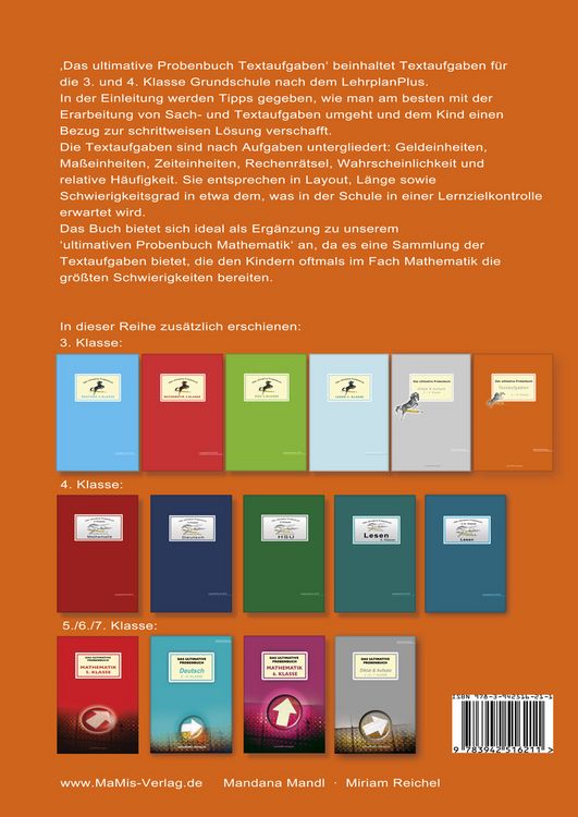 Produktbild: Das ultimative Probenbuch Textaufgaben 3./4. Klasse