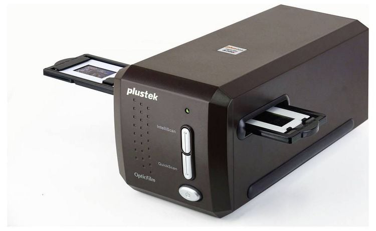 Produktbild: Plustek OpticFilm 8300i SE Filmscanner, Diascanner Staub- und Kratzerentfernung: Software Infrarot-Fernbedienung, LED-Beleuchtung