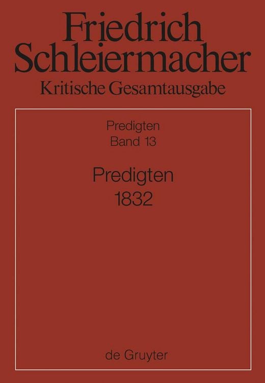 Produktbild: Predigten 1832