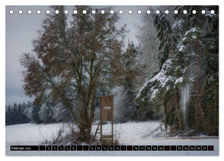 Produktbild: Kanzeln im Revier (Tischkalender 2026 DIN A5 quer), CALVENDO Monatskalender