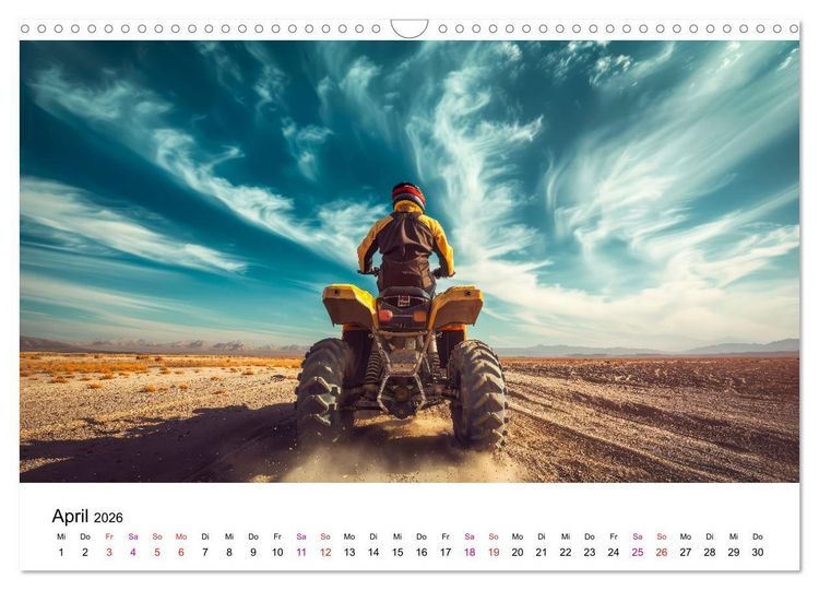 Produktbild: Quad Erlebnisse (Wandkalender 2026 DIN A3 quer), CALVENDO Monatskalender