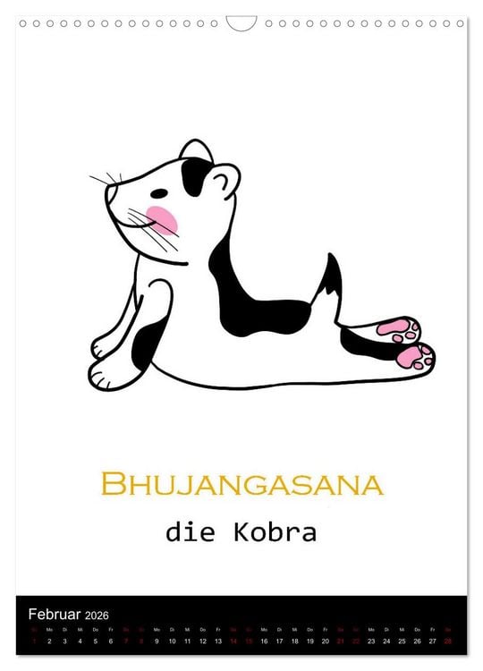 Produktbild: Yogakatzen - ganz entspannt im Hier und Jetzt (Wandkalender 2026 DIN A3 hoch), CALVENDO Monatskalender