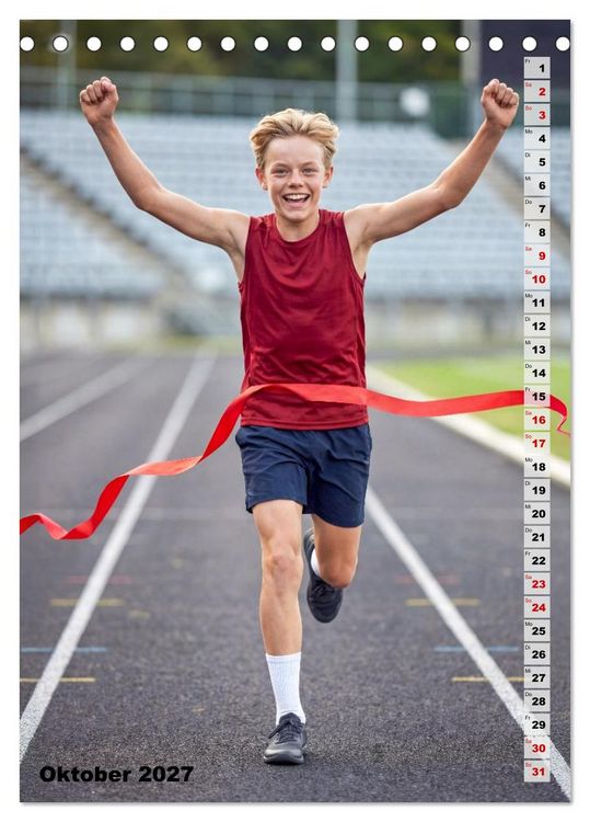 Produktbild: Welt des Jugendsports (Tischkalender 2027 DIN A5 hoch), CALVENDO Monatskalender
