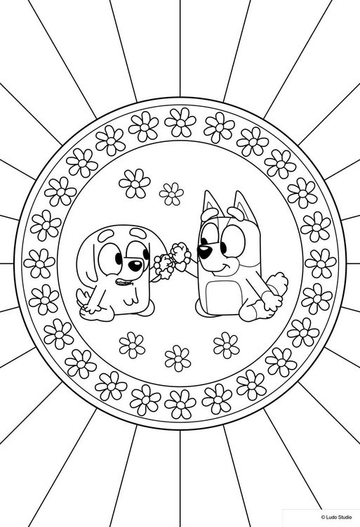 Produktbild: Bluey: Superstarker Sticker- und Malspa&szlig;