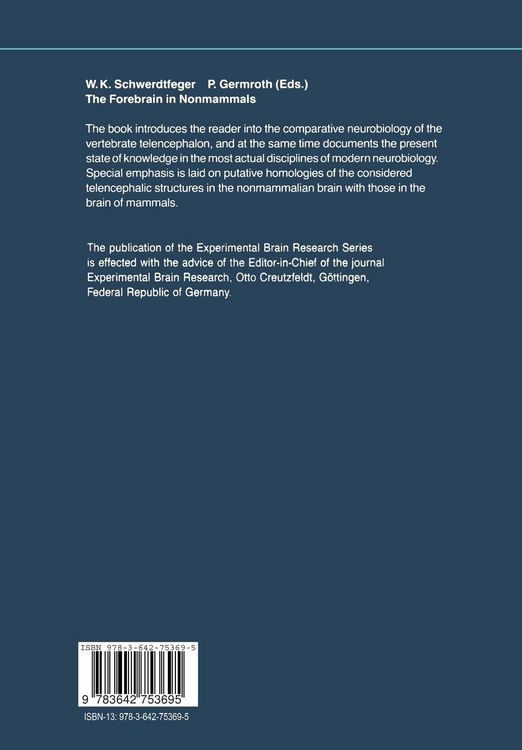 Produktbild: The Forebrain in Nonmammals