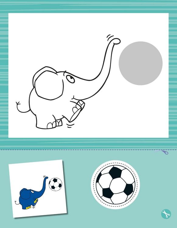 Produktbild: Die Maus: Mein Bastel-Mal-Spaß. Bastelbuch für Kinder ab 3 Jahren