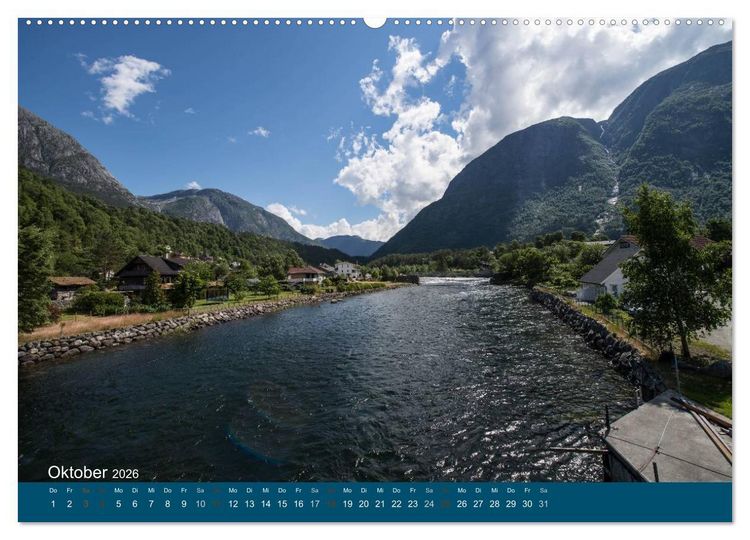 Produktbild: Norwegen atemberaubende Landschaft (Wandkalender 2026 DIN A2 quer), CALVENDO Monatskalender