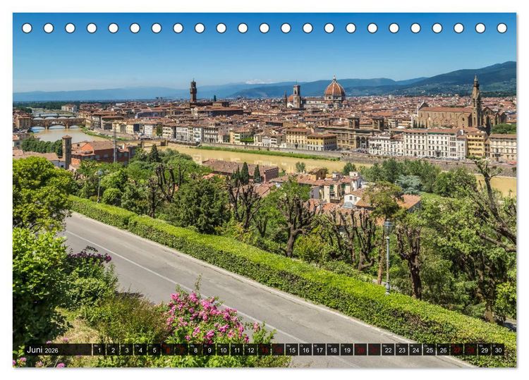 Produktbild: Impressionen aus FLORENZ (Tischkalender 2026 DIN A5 quer), CALVENDO Monatskalender
