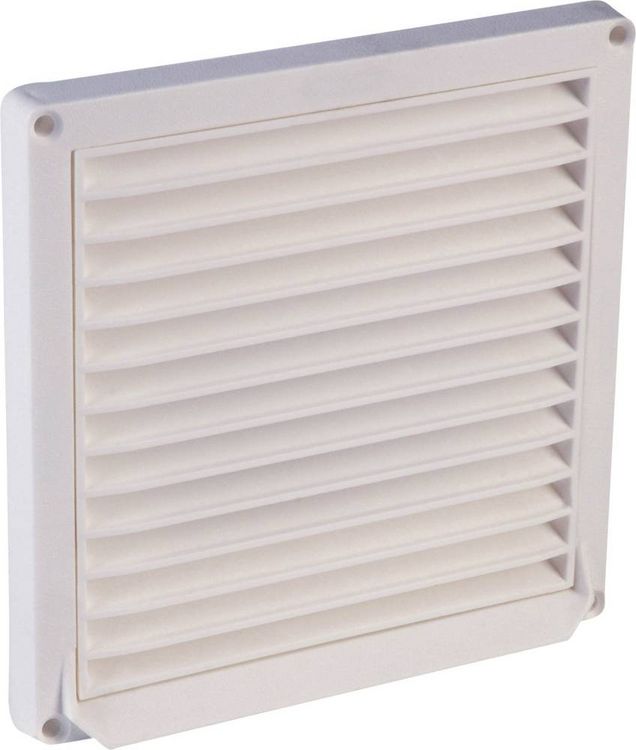 Produktbild: Wallair N32812 Lamellengitter Kunststoff Passend f&uuml;r Rohr-Durchmesser: 12.5 cm