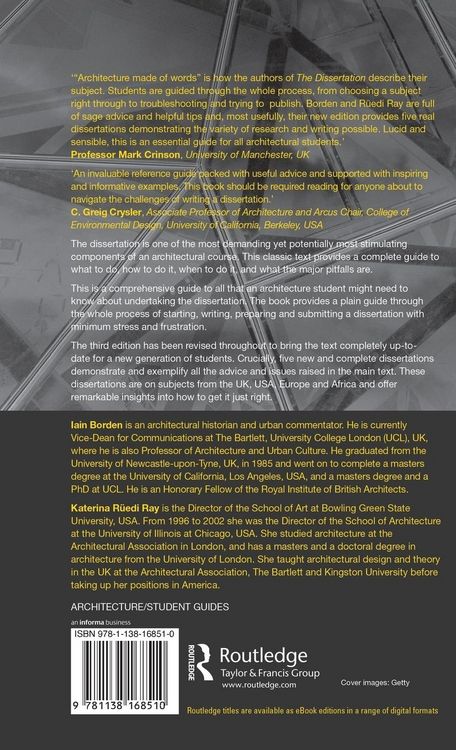 Produktbild: The Dissertation
