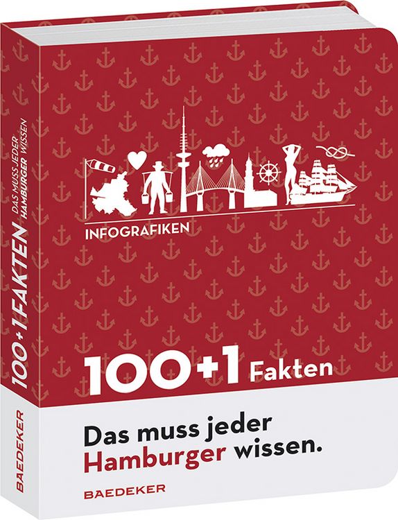 Produktbild: Baedeker 100+1 Fakten "Das muss jeder Hamburger wissen"