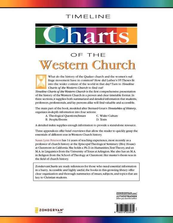 Produktbild: The Timeline Charts of the Western Church