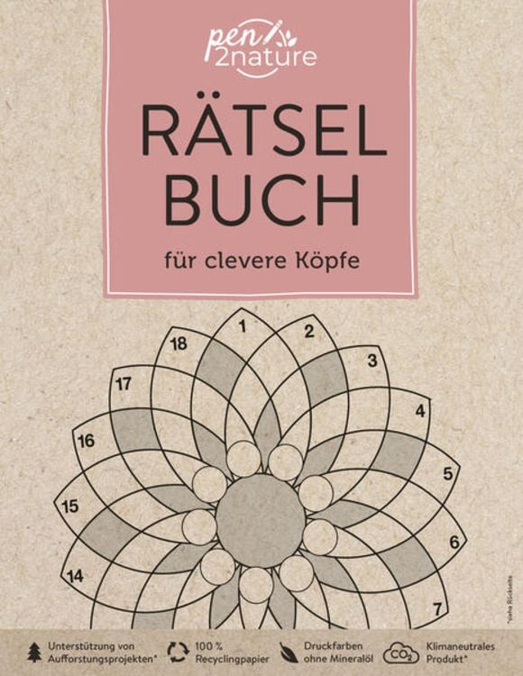 Produktbild: Rätselbuch für clevere Köpfe. Bunter Rätselmix für Erwachsene