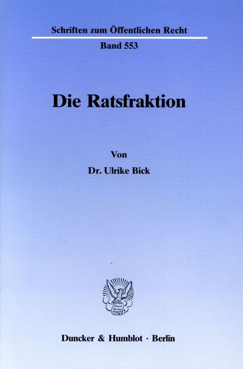 Produktbild: Die Ratsfraktion.