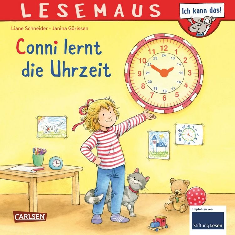 Produktbild: LESEMAUS 190: Conni lernt die Uhrzeit
