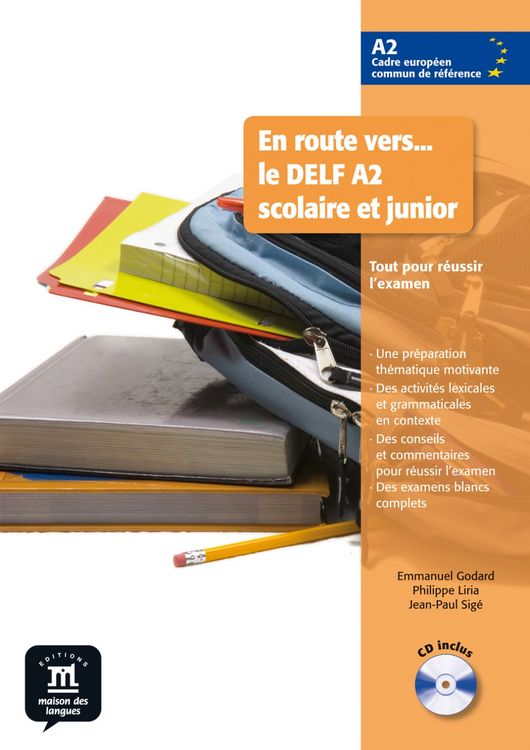 Produktbild: En route vers... le DELF A2 scolaire et junior/m. CD