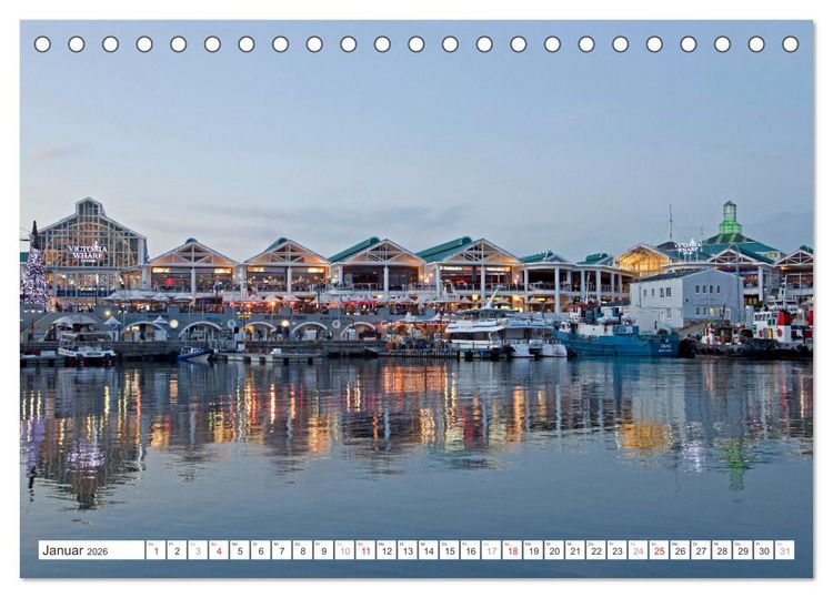 Produktbild: S&uuml;dafrika - Kapstadt (Tischkalender 2026 DIN A5 quer), CALVENDO Monatskalender