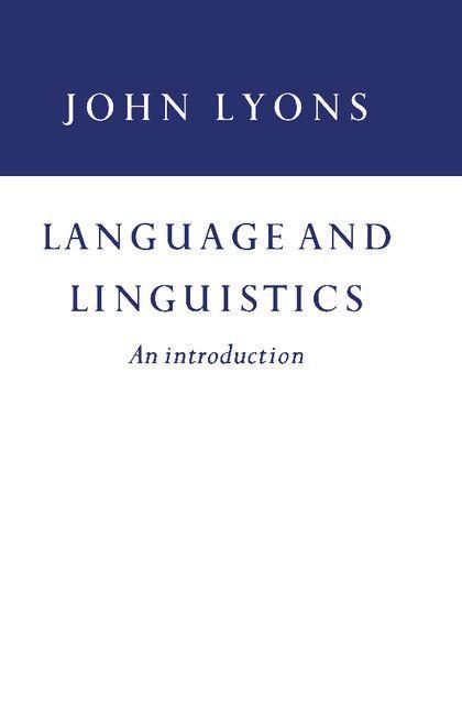 Produktbild: Language and Linguistics