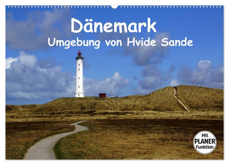 Produktbild: D&auml;nemark - Umgebung von Hvide Sande (Wandkalender 2026 DIN A2 quer), CALVENDO Monatskalender