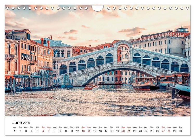 Produktbild: Beautiful Venice (Wall Calendar 2026 DIN A4 landscape), CALVENDO 12 Month Wall Calendar