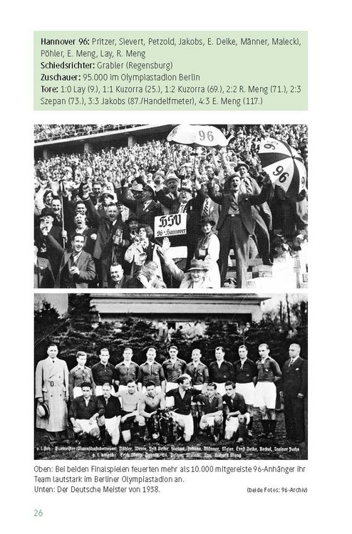 Produktbild: Hannover 96 - die 100 wichtigsten Spiele