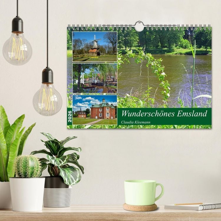 Produktbild: Wundersch&ouml;nes Emsland (Wandkalender 2026 DIN A4 quer), CALVENDO Monatskalender