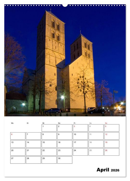 Produktbild: M&uuml;nster entdecken (Wandkalender 2026 DIN A2 hoch), CALVENDO Monatskalender