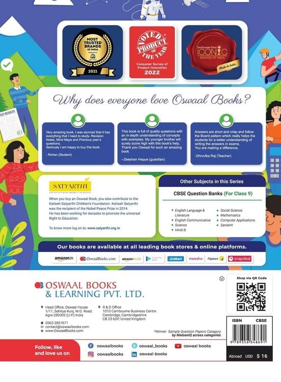 Produktbild: Oswaal CBSE Chapterwise & Topicwise Question Bank Class 9 Hindi A Book (For 2023-24 Exam)
