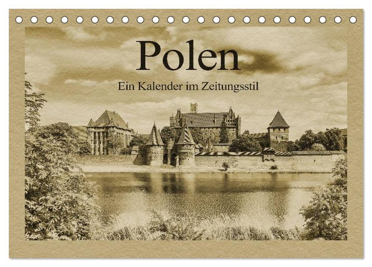 Produktbild: Polen &ndash; Ein Kalender im Zeitungsstil (Tischkalender 2026 DIN A5 quer), CALVENDO Monatskalender