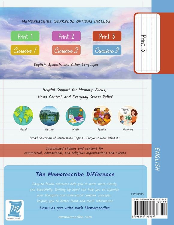 Produktbild: Handwriting Practice Workbook - The Lord's Prayer - Christian Prayers - Print, Level 3