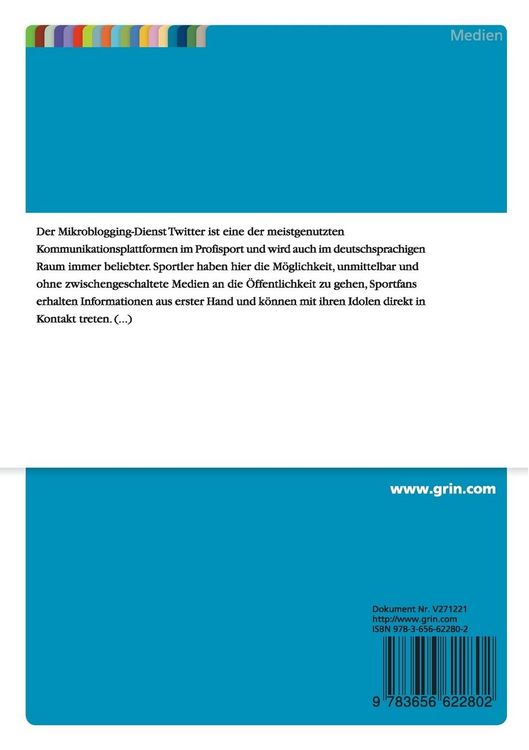 Produktbild: Matchday! Eine inhaltsanalytische Untersuchung zur Twitter-Nutzung von Bundesligaspielern