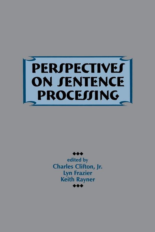 Produktbild: Perspectives on Sentence Processing