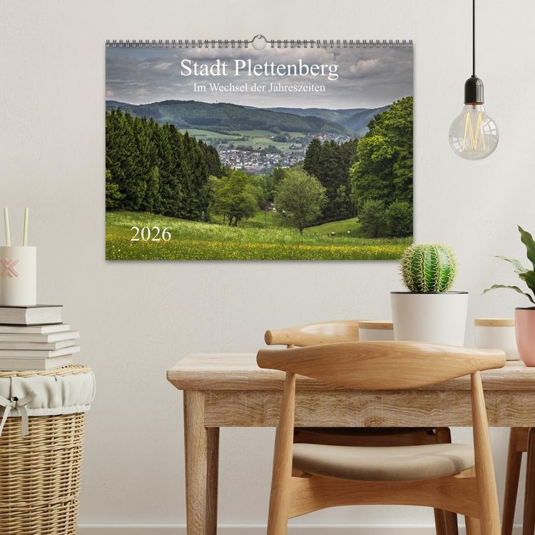 Produktbild: Stadt Plettenberg (Wandkalender 2026 DIN A3 quer), CALVENDO Monatskalender