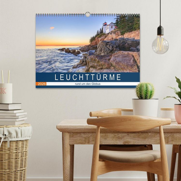 Produktbild: LEUCHTT&Uuml;RME - rund um den Globus (Wandkalender 2026 DIN A3 quer), CALVENDO Monatskalender