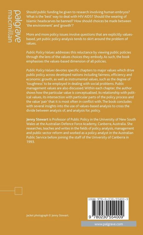 Produktbild: Public Policy Values