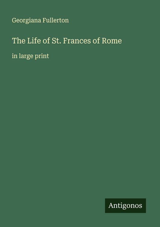 Produktbild: The Life of St. Frances of Rome
