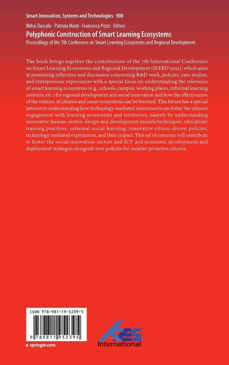 Produktbild: Polyphonic Construction of Smart Learning Ecosystems